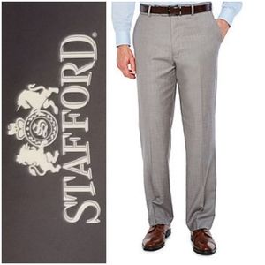 🆕️ Stafford Ease Men's Slacks in Mid Gray 36x32